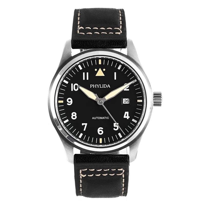 Paper Weight Crystal - PHYLIDA 42mm Spitfire Pilot’s Automatic Watch