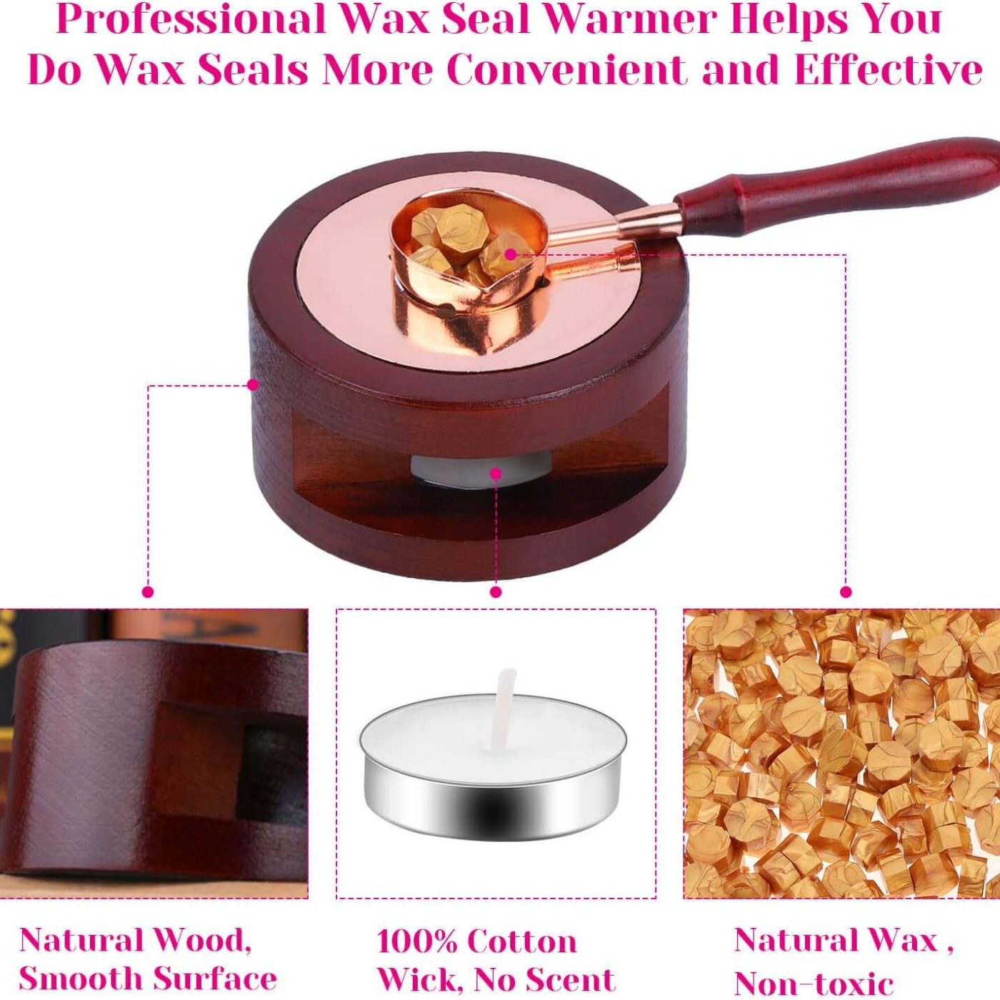 Wax Seal Set Includes 200 Gold - Wax Seal Stamp Set reseña y precio