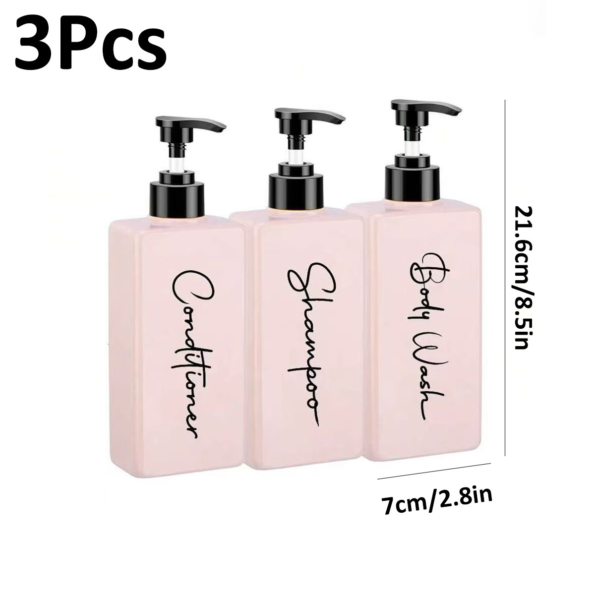 3-Pack 400ml Soap Dispenser wi - Gel Refill Pack reseña y precio