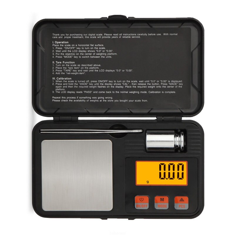 Digital Mini Scale 200g/0.01g  - Tape Dispenser Weighted reseña y precio