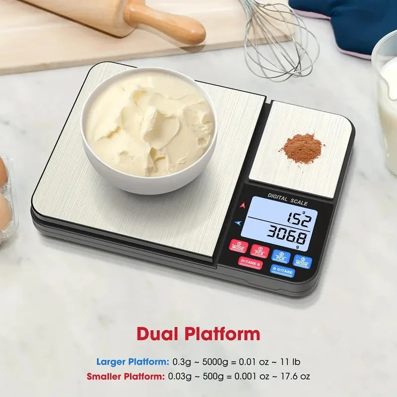 1pc Digital Kitchen Scale for  - Tape Dispenser Weighted reseña y precio
