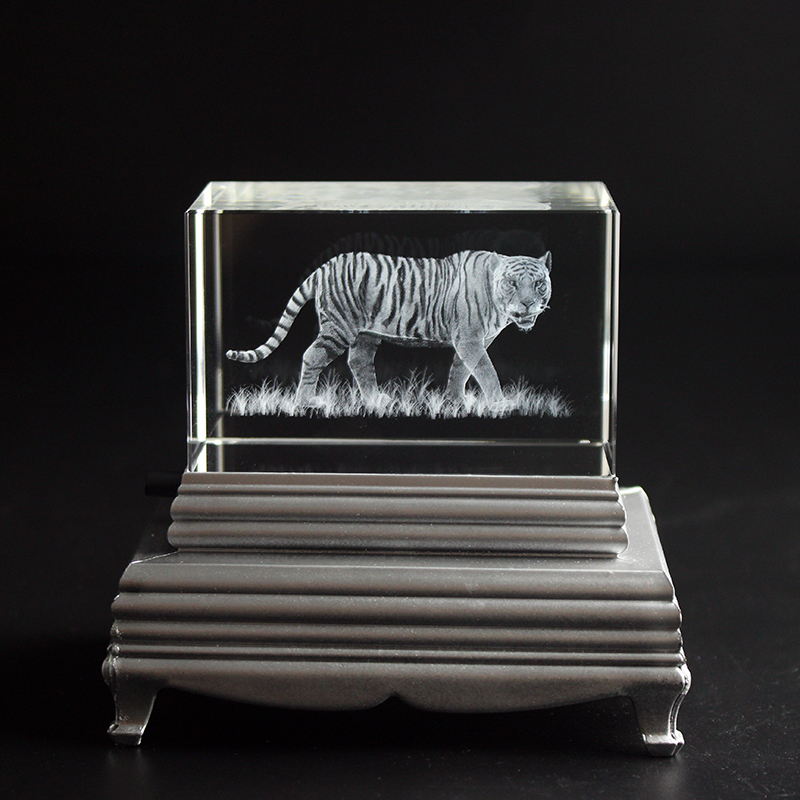 K9 Crystal Tiger Model Statue  - Paper Weight Crystal reseña y precio
