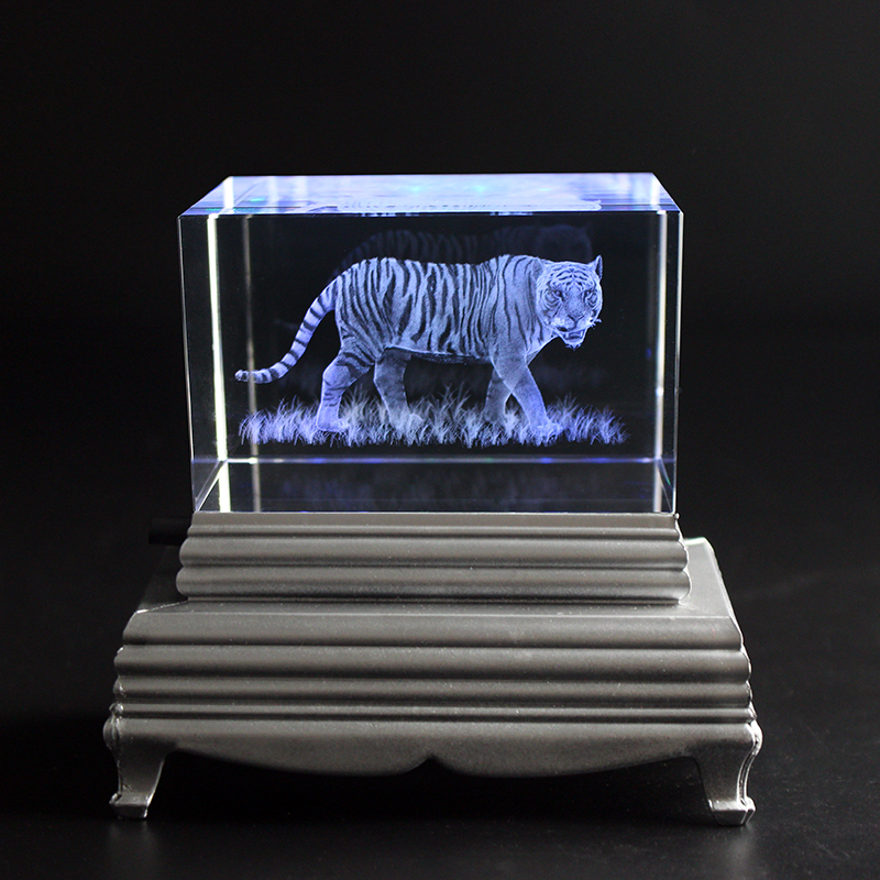 K9 Crystal Tiger Model Statue  - Paper Weight Crystal reseña y precio