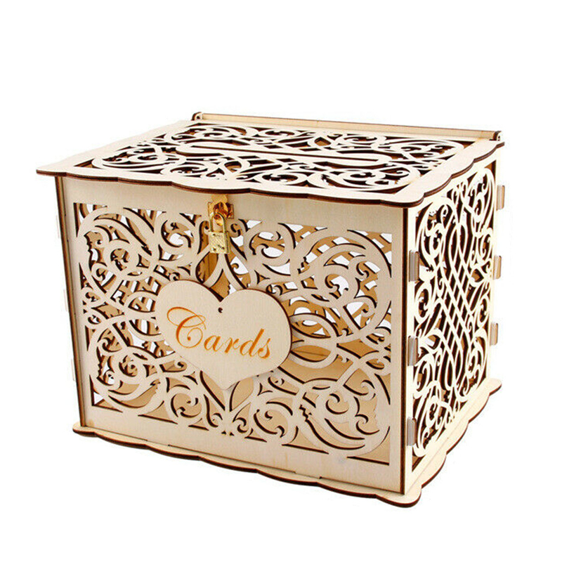 30X24X21cm DIY Wedding Gift Ca - Card Index Box reseña y precio