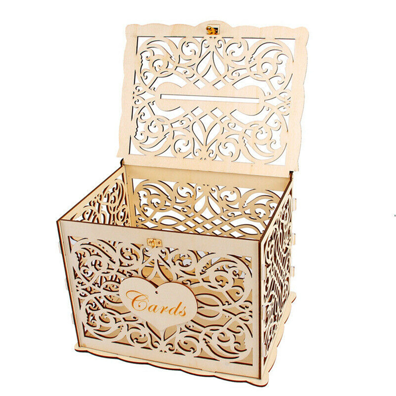 30X24X21cm DIY Wedding Gift Ca - Card Index Box reseña y precio