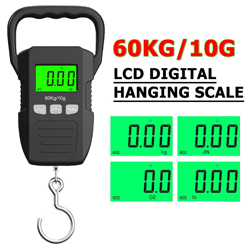 60kg/10g LCD Digital Hanging S - Tape Dispenser Weighted reseña y precio