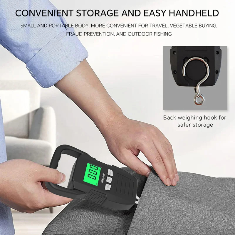 60kg/10g LCD Digital Hanging S - Tape Dispenser Weighted reseña y precio