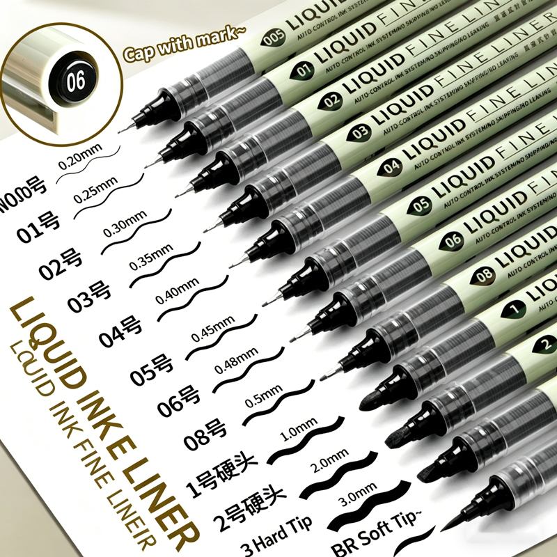 12 Tibs Black Pen Fine Line Sk - Correction Pen Fine reseña y precio