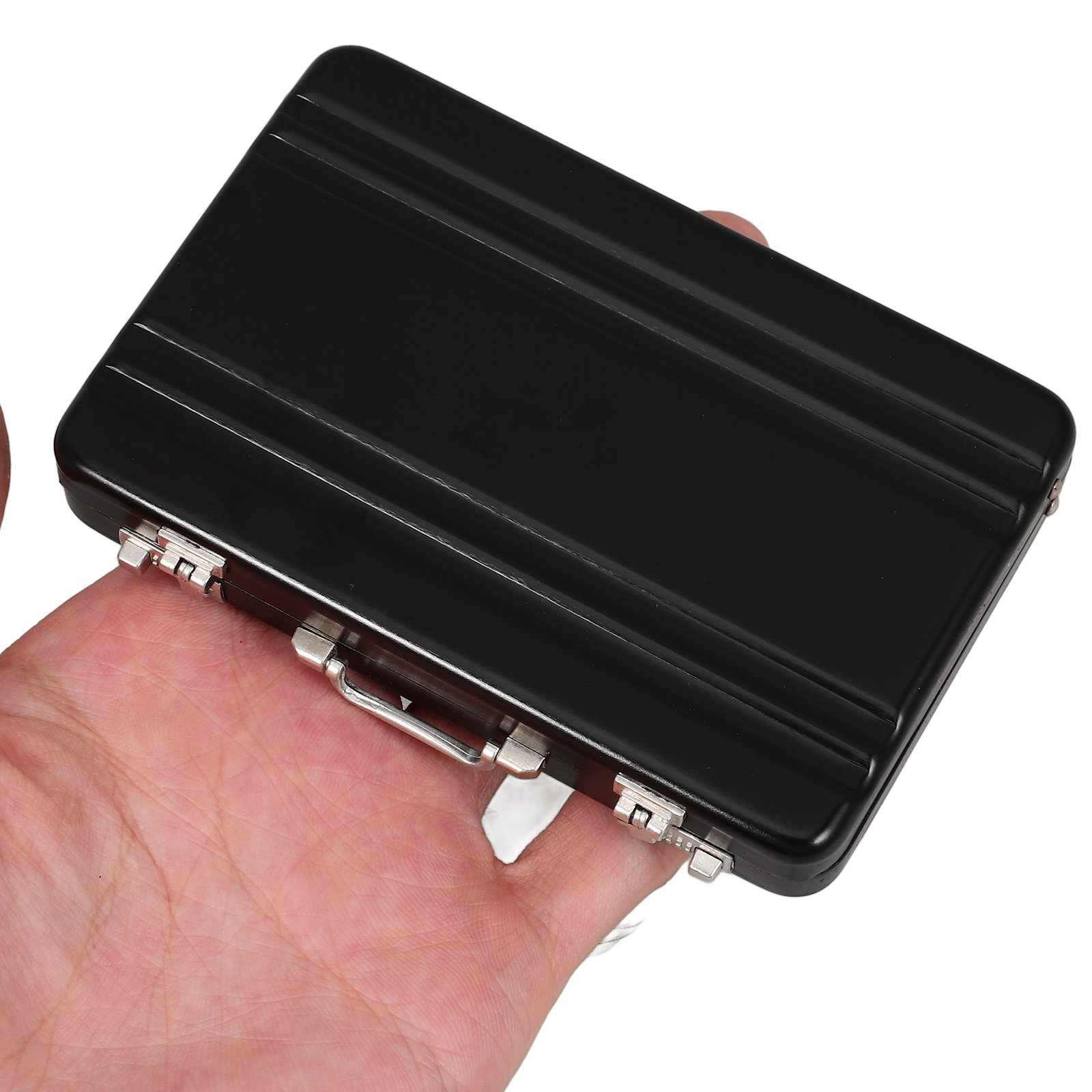 Premium Aluminum Alloy Cards S - Card Index Box reseña y precio