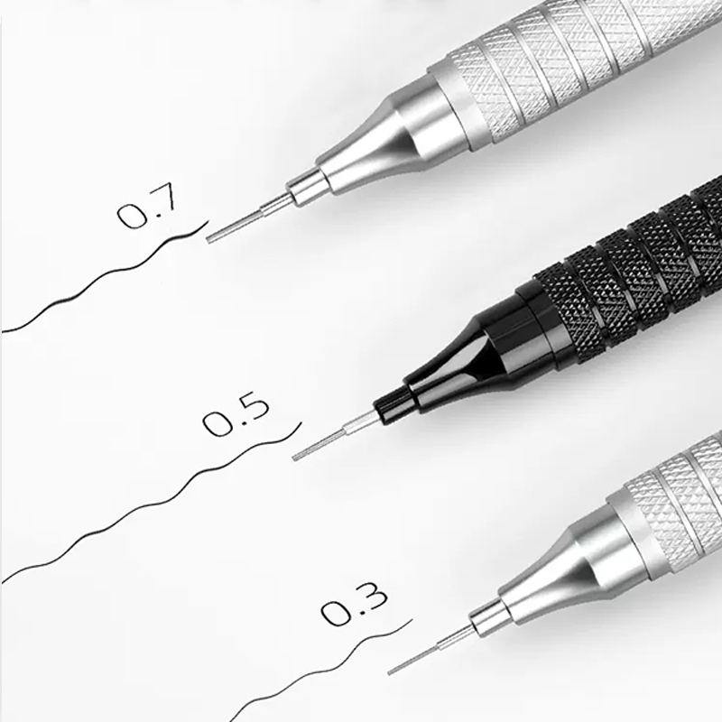 0.3 0.5 0.7 0.9 2.0mm Drawing  - Mechanical Pencil 0.3 reseña y precio