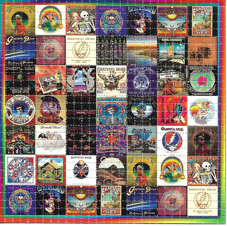60s Album Psychedelic LSD/Acid - Ink Blotter Paper reseña y precio