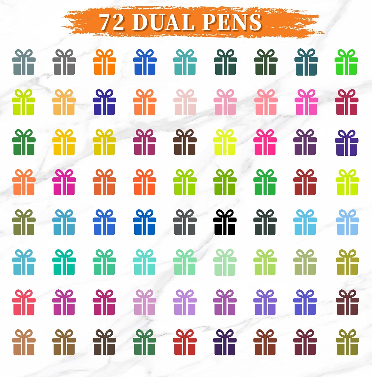 72 Color Dual Tip Brush Pens,  - Correction Pen Fine reseña y precio