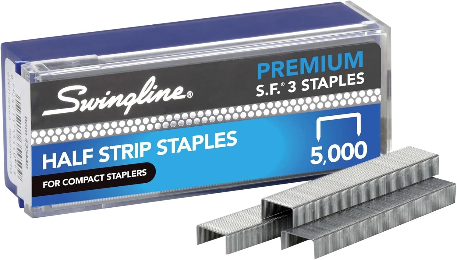 Swingline Staples, S.F. 3, Pre - Stapler Half Strip reseña y precio