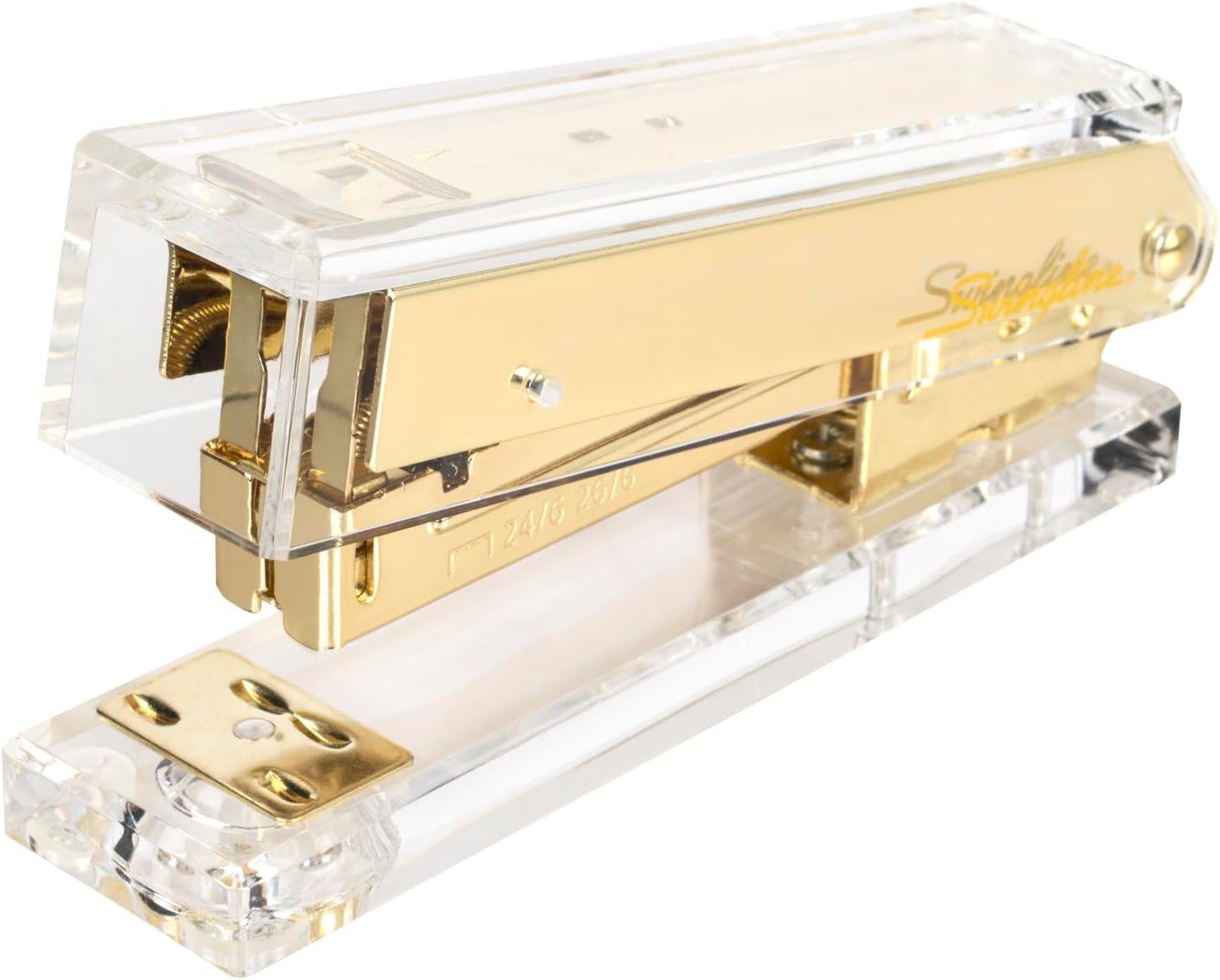 Swingline Compact Clear Acryli - Stapler Half Strip reseña y precio