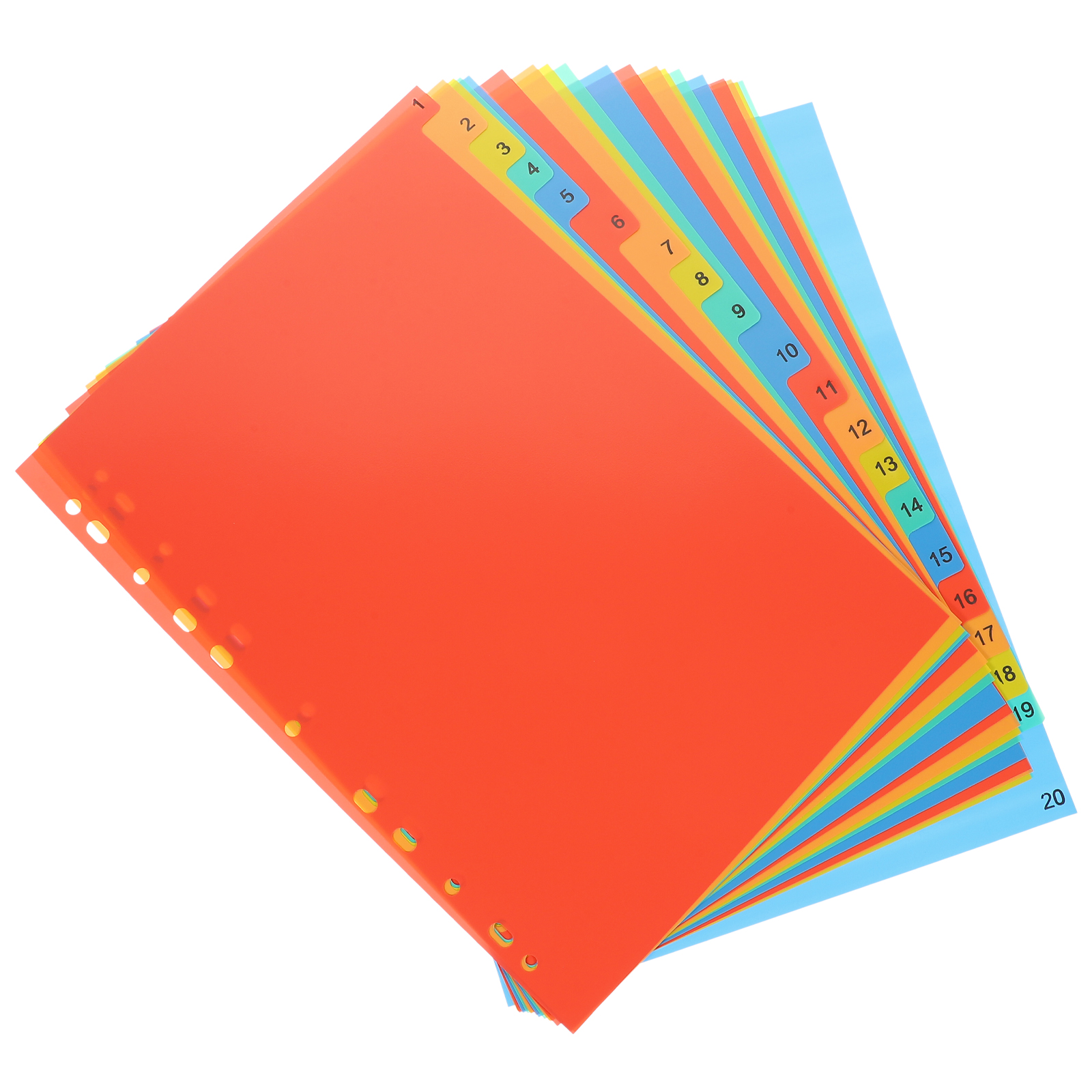 A4 Index Pages Plastic Binder  - Tab Divider A4 reseña y precio