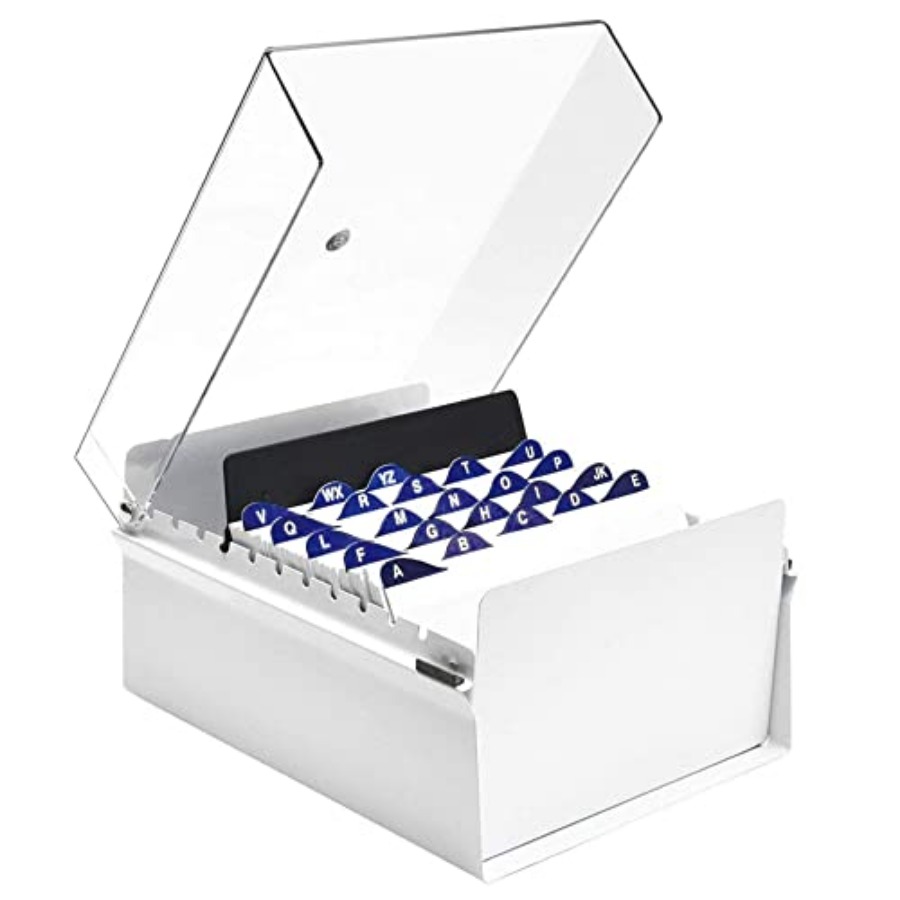5 X 8 Card File Holder Organiz - Card Index Box reseña y precio