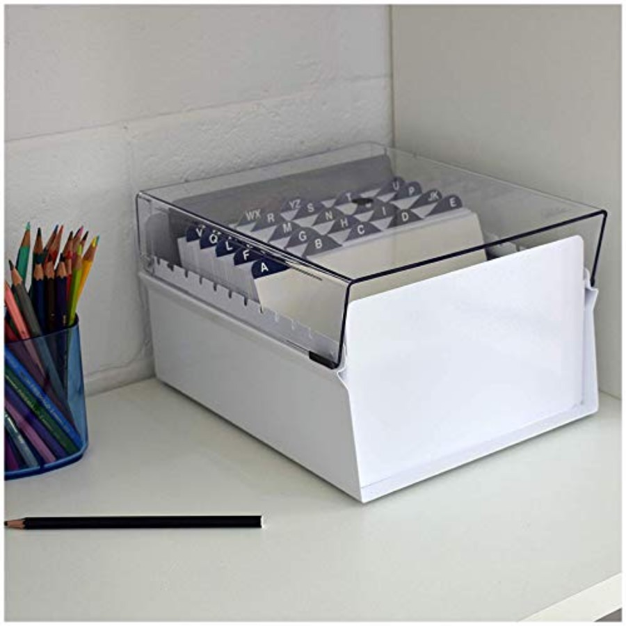 5 X 8 Card File Holder Organiz - Card Index Box reseña y precio