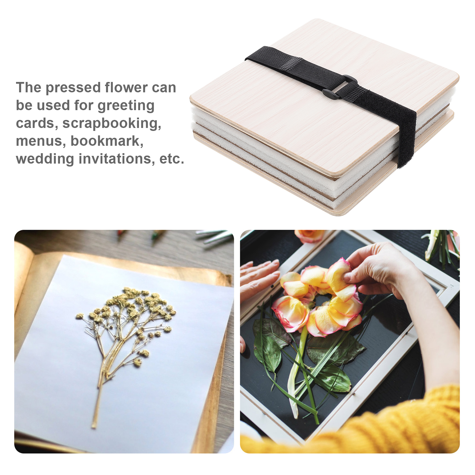 1 set Flower Press Kit Plant L - Ink Blotter Paper reseña y precio