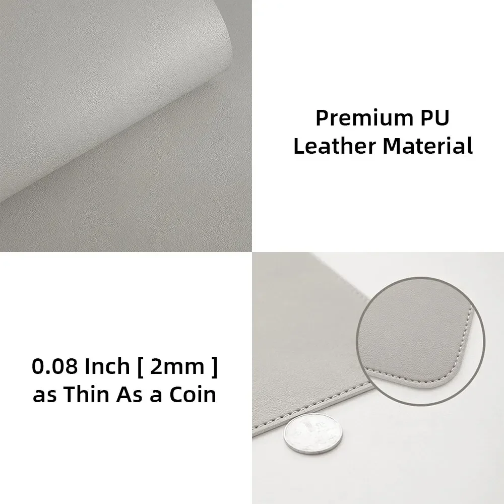 1 Pcs Large Size 60*30mm Offic - Leather Desk Pad reseña y precio
