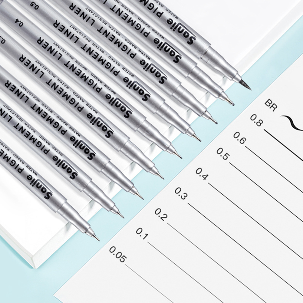 9-Piece Fine Line Waterproof I - Correction Pen Fine reseña y precio