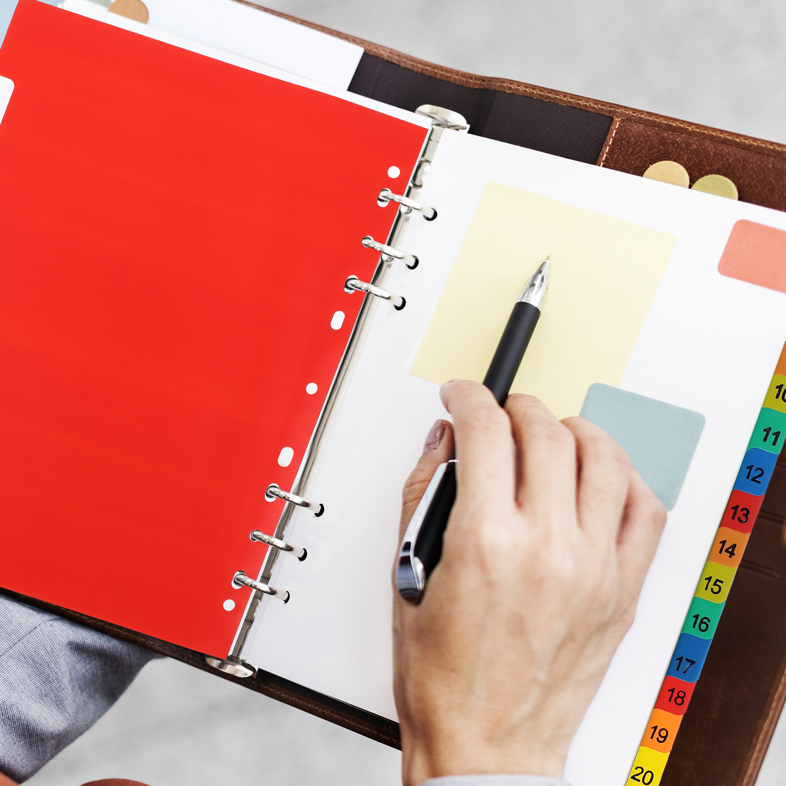 20 Pages A4 Colorful Plastic B - Tab Divider A4 reseña y precio
