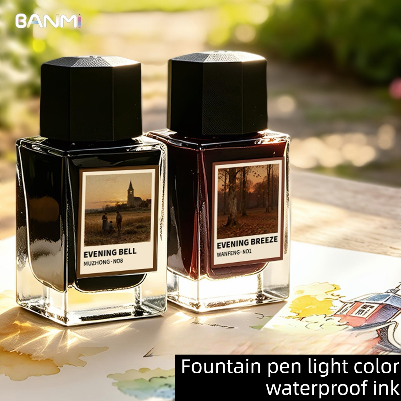 BANMI 10 Color Fountain Pens I - Fountain Pen Bottled Ink reseña y precio