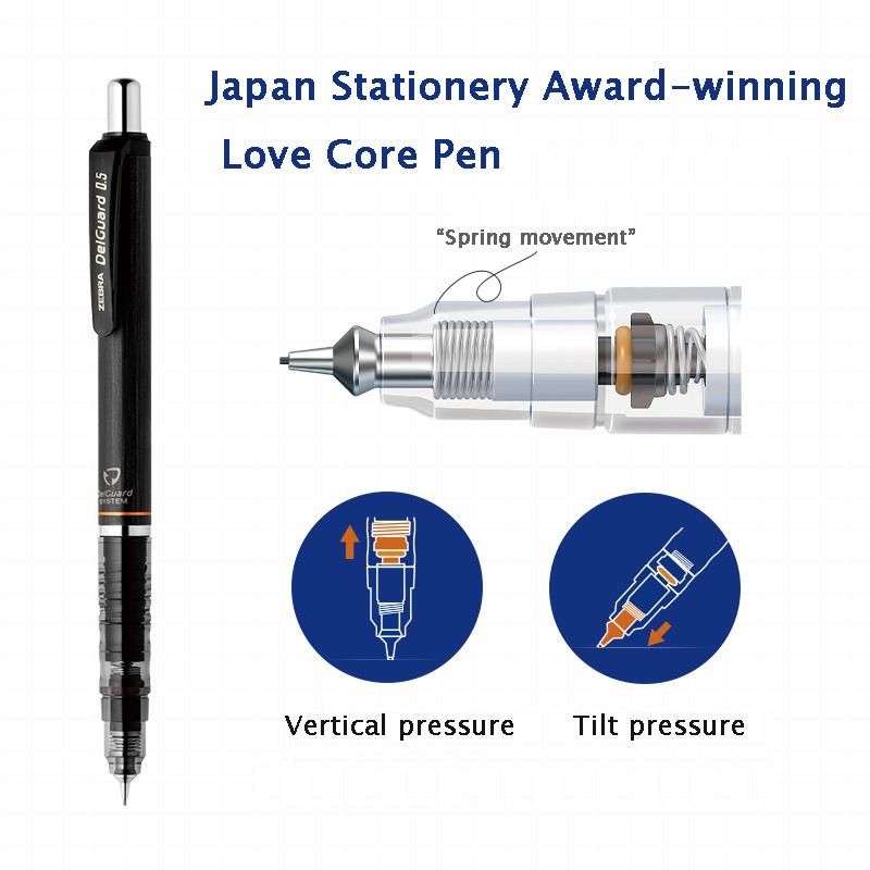 ZEBRA DelGuard Mechanical Penc - Mechanical Pencil 0.3 reseña y precio