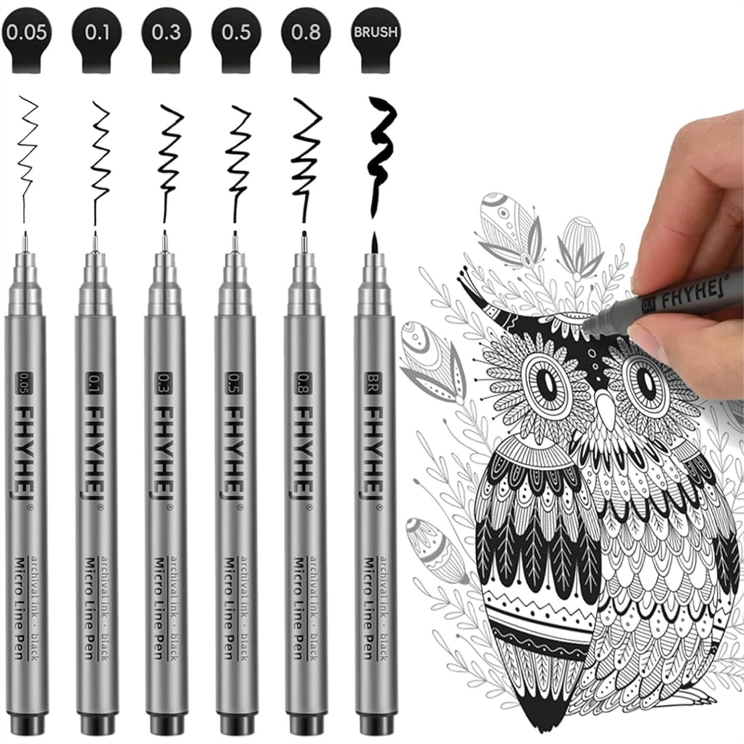 Micro Fineliner Drawing Art Pe - Archive Box Set reseña y precio