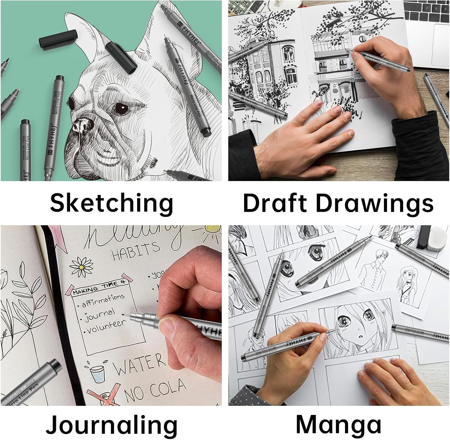 Micro Fineliner Drawing Art Pe - Archive Box Set reseña y precio