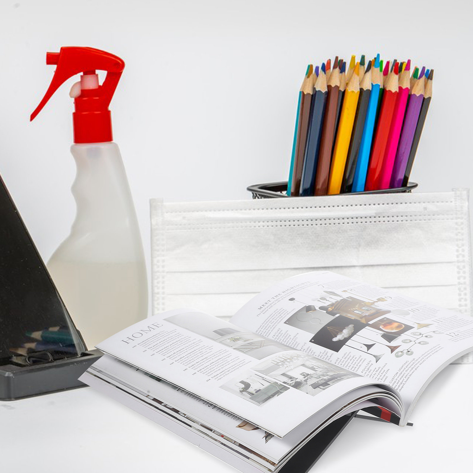 1Set Acrylic Book Holder Stand - Magazine Holder Rack reseña y precio