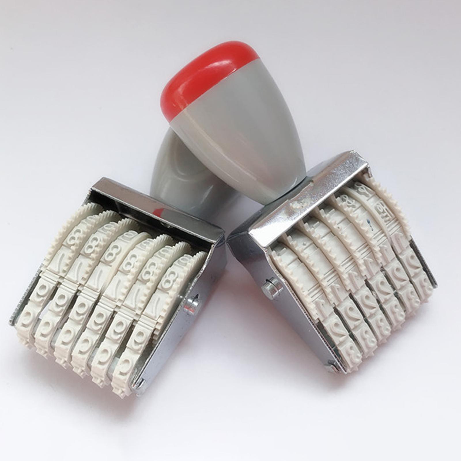 Rubber 6 digits Roller Stamp N - Rubber Date Stamp reseña y precio