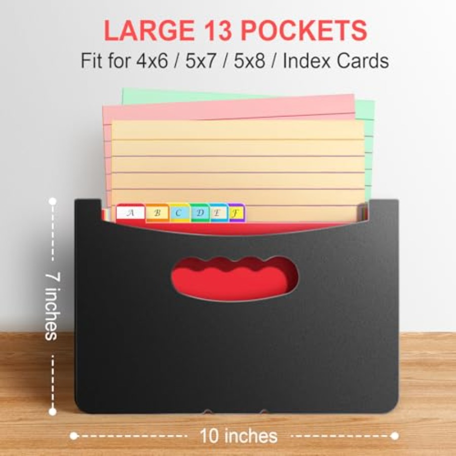 5x8 Index Card Holder, 5x8 Ind - Card Index Box reseña y precio