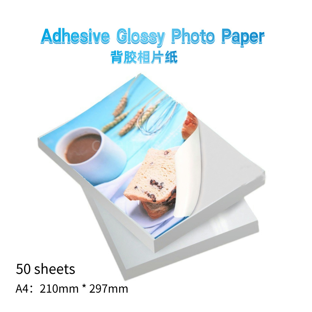 Adhesive Glossy Photo Paper A4 - Ink Blotter Paper reseña y precio