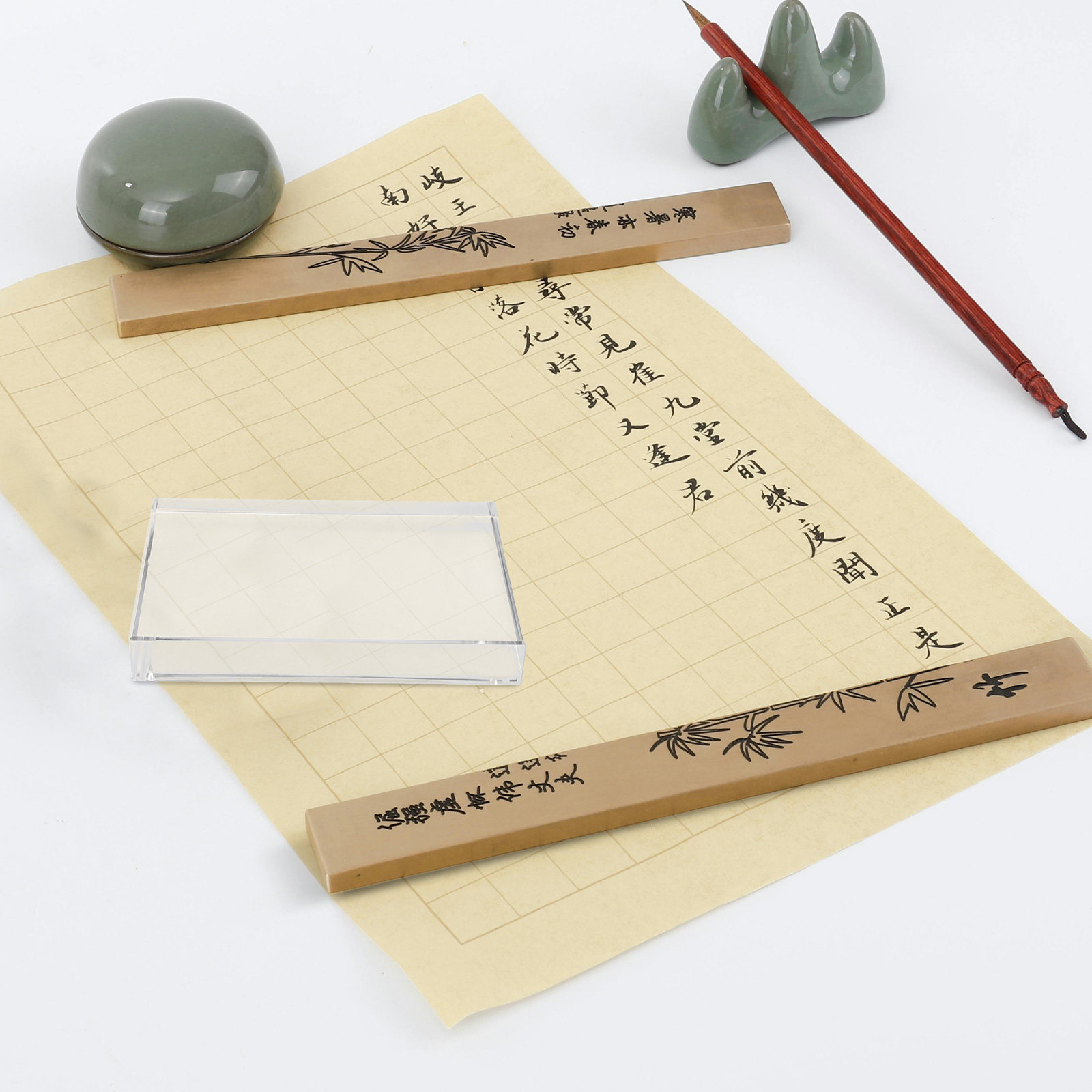 Clear Crystal Square Paperweig - Paper Weight Crystal reseña y precio