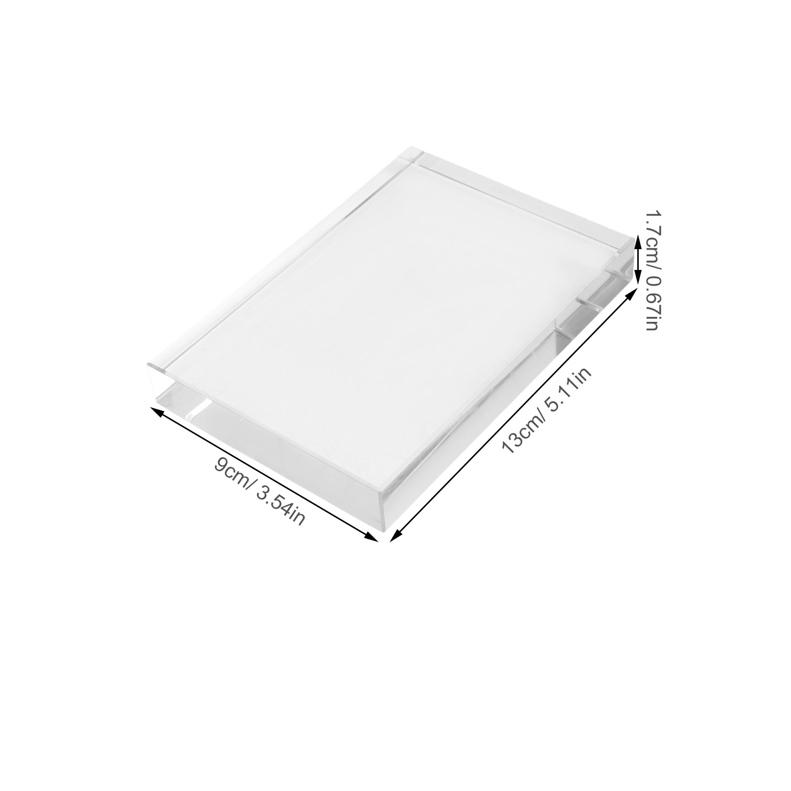 Clear Crystal Square Paperweig - Paper Weight Crystal reseña y precio