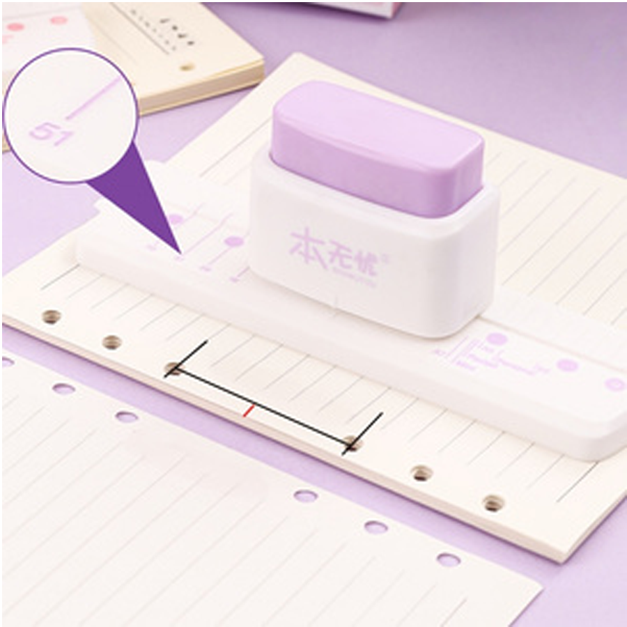 1pc three-hole punch, binder c - Binder A4 Lever reseña y precio