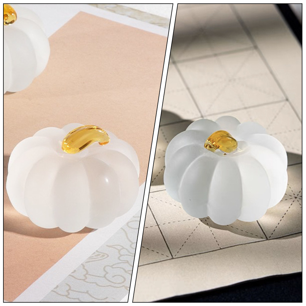 Pumpkin Shape Crystal Glass Pa - Paper Weight Crystal reseña y precio