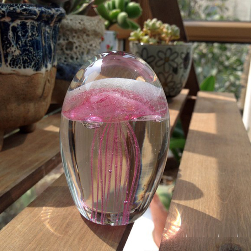 Miniature 3D Jellyfish Crystal - Paper Weight Crystal reseña y precio