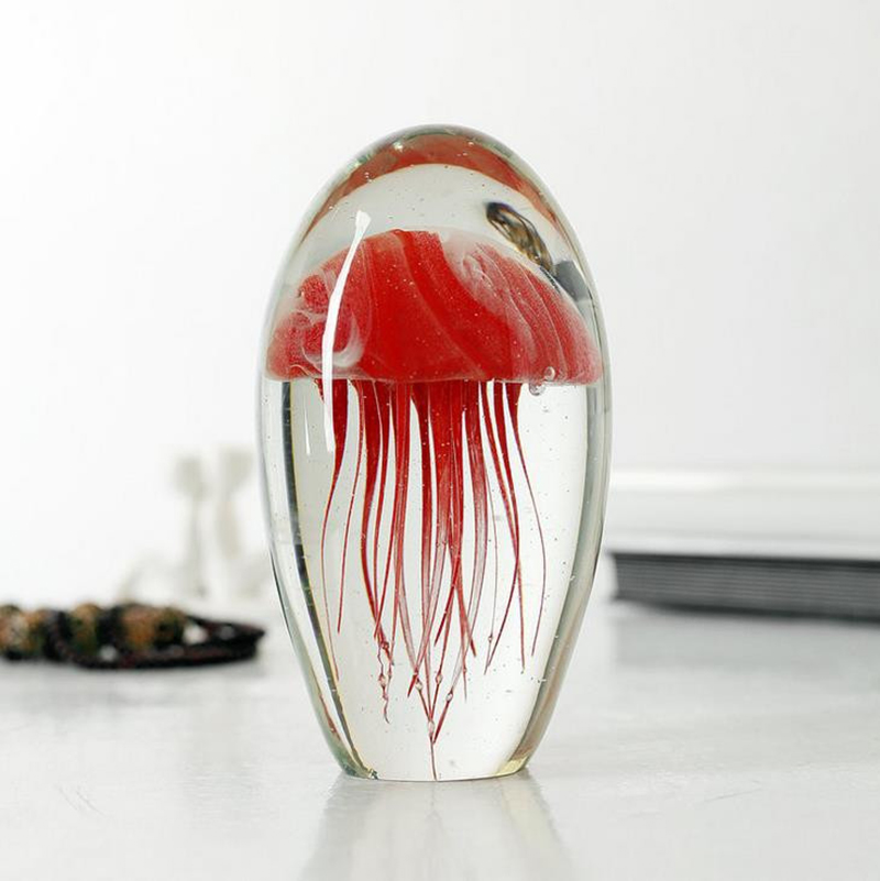 Miniature 3D Jellyfish Crystal - Paper Weight Crystal reseña y precio