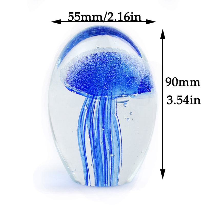 Miniature 3D Jellyfish Crystal - Paper Weight Crystal reseña y precio