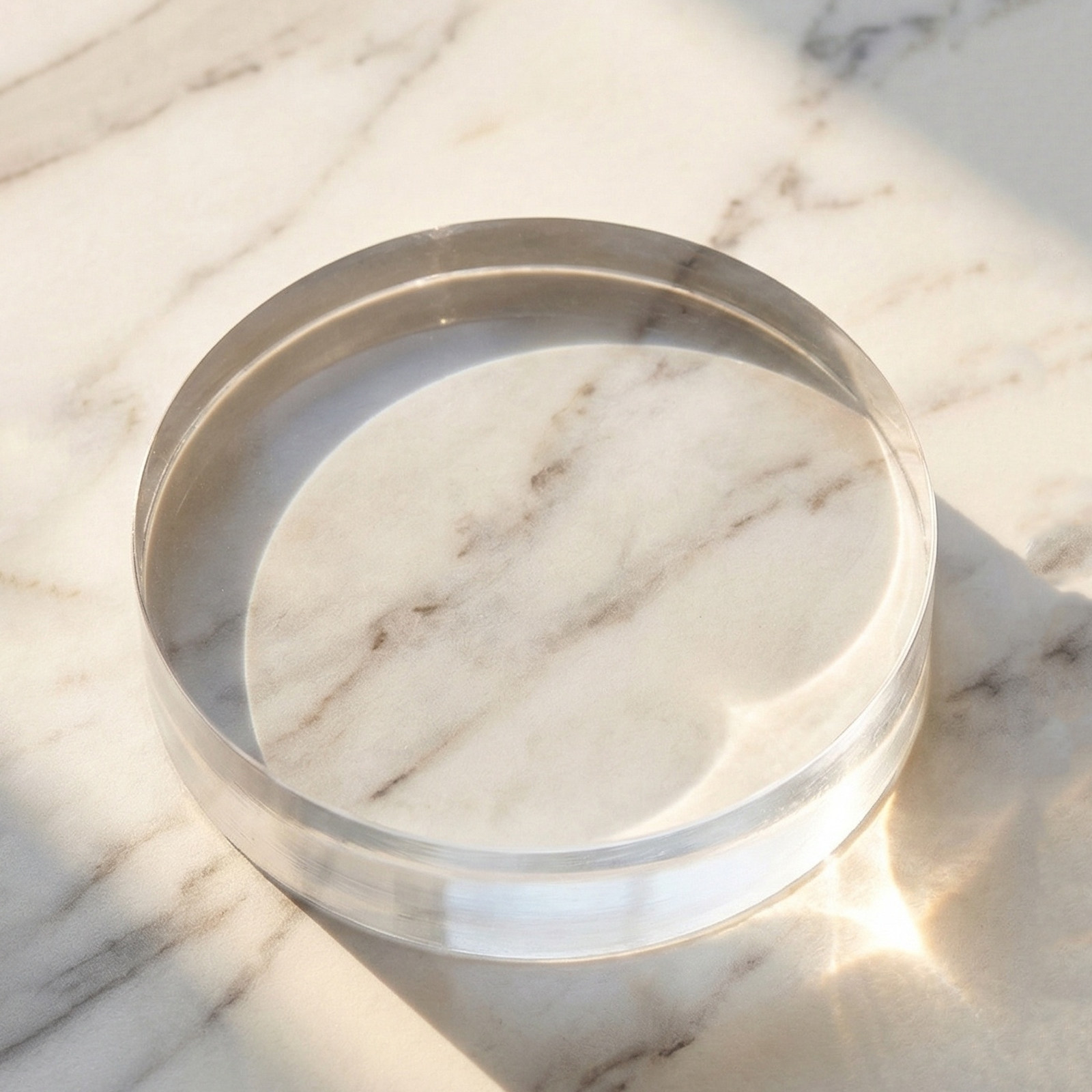 3.15 Inch Round Clear Crystal  - Paper Weight Crystal reseña y precio