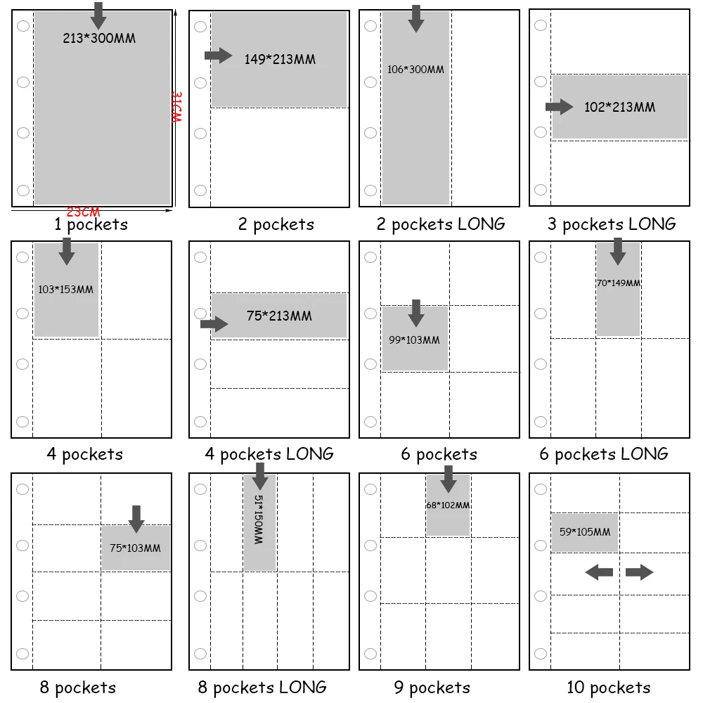 PLRBOK A4 Clear 10 Pcs Photo A - Binder A4 Lever reseña y precio