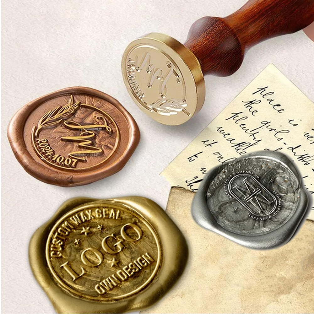 Custom Your Logo 25/30/40/50mm - Wax Seal Stamp Set reseña y precio