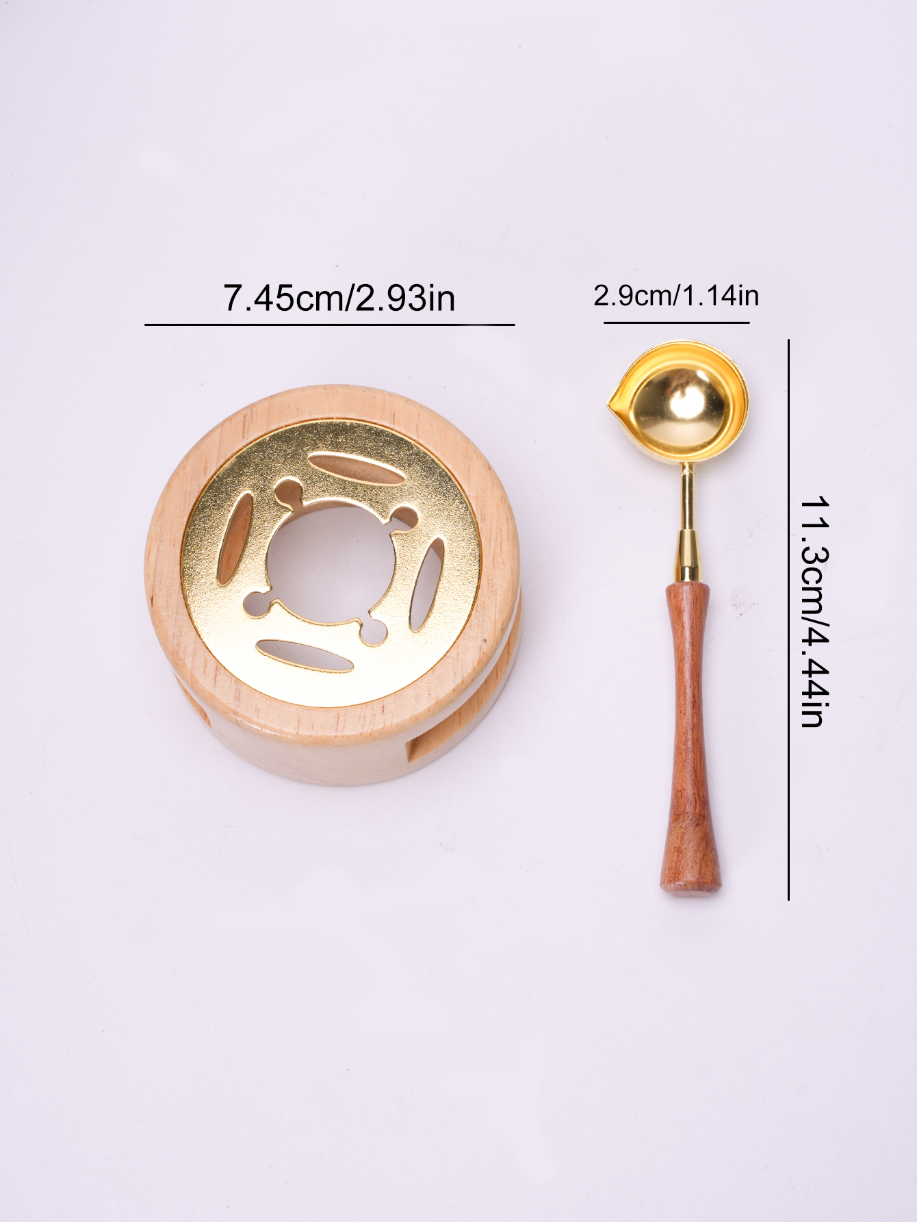 1set Wax Seal Set Wood Wax Mel - Wax Seal Stamp Set reseña y precio