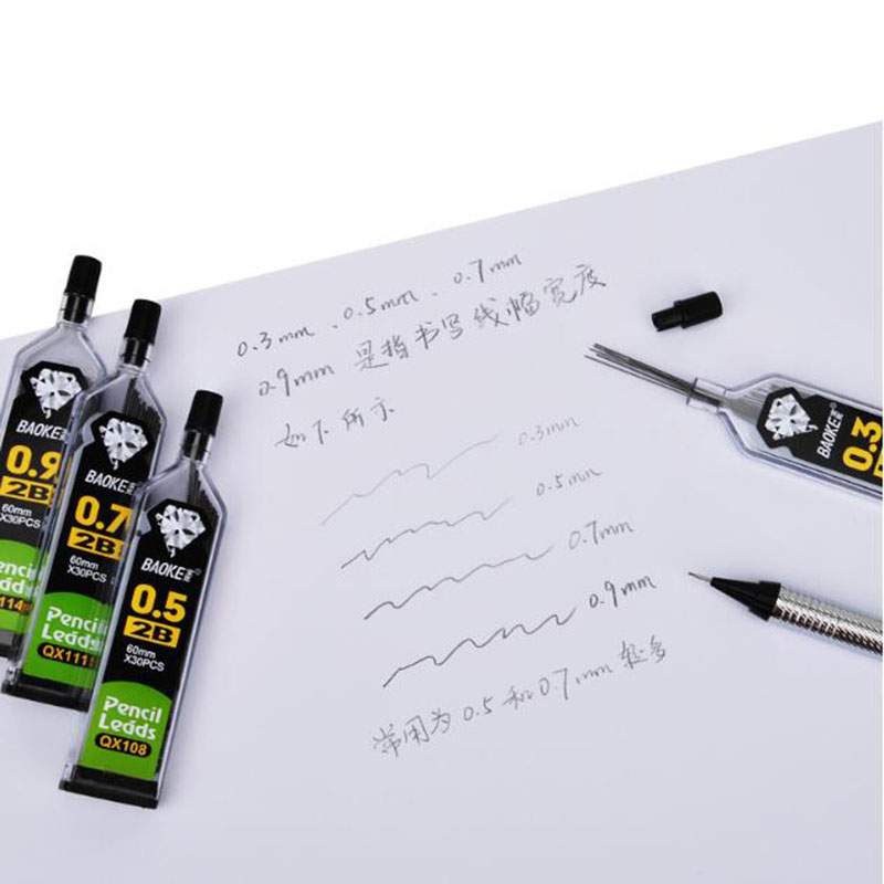 30pcs/Bottle, Automatic Pencil - Mechanical Pencil 0.3 reseña y precio