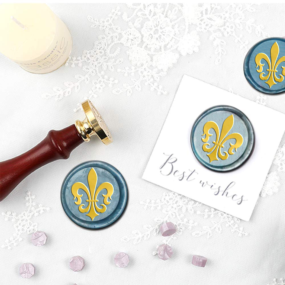 1pc Oval/Round/Square Mixed Wa - Wax Seal Stamp Set reseña y precio