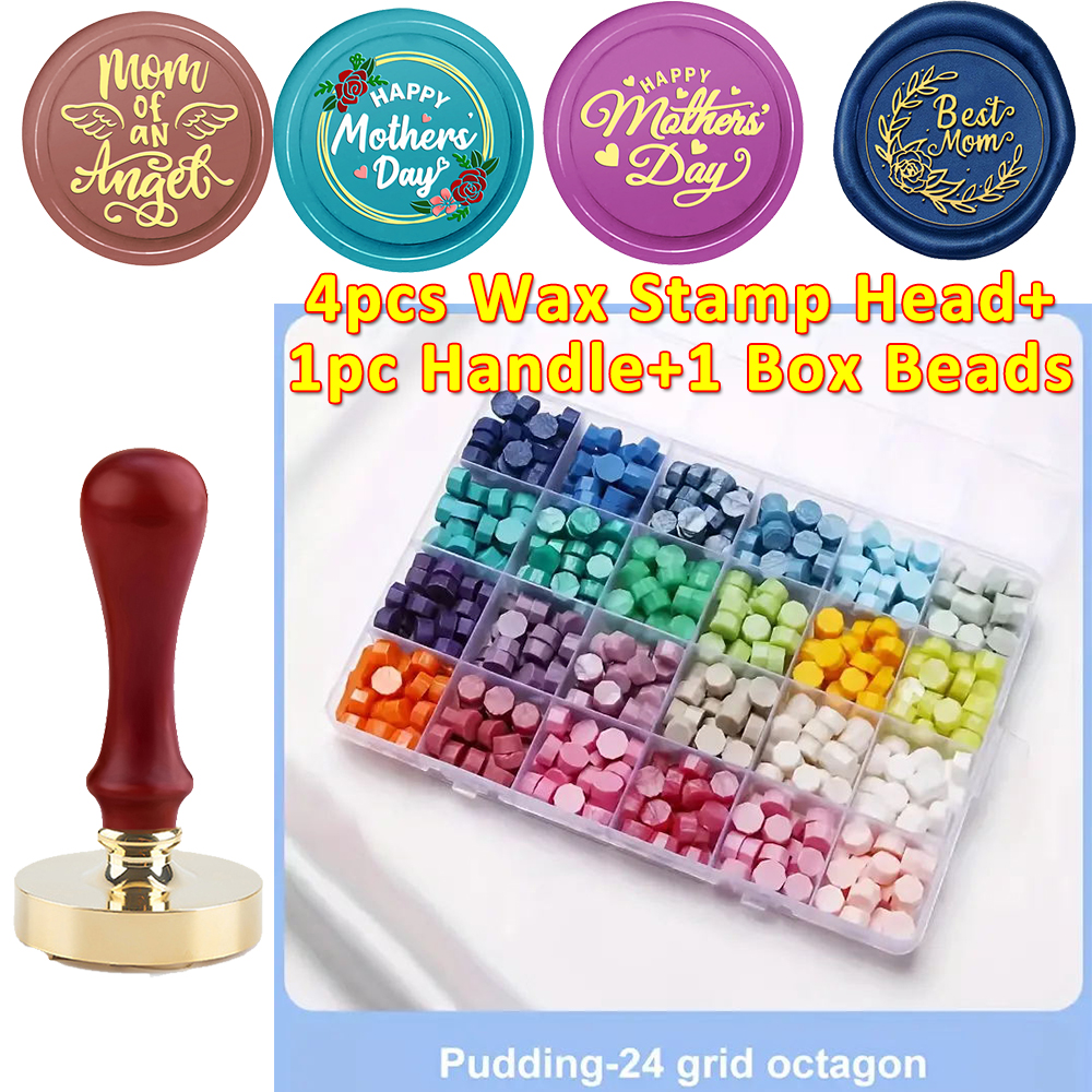 Mother's Day Wax Seal Stamp Se - Wax Seal Stamp Set reseña y precio