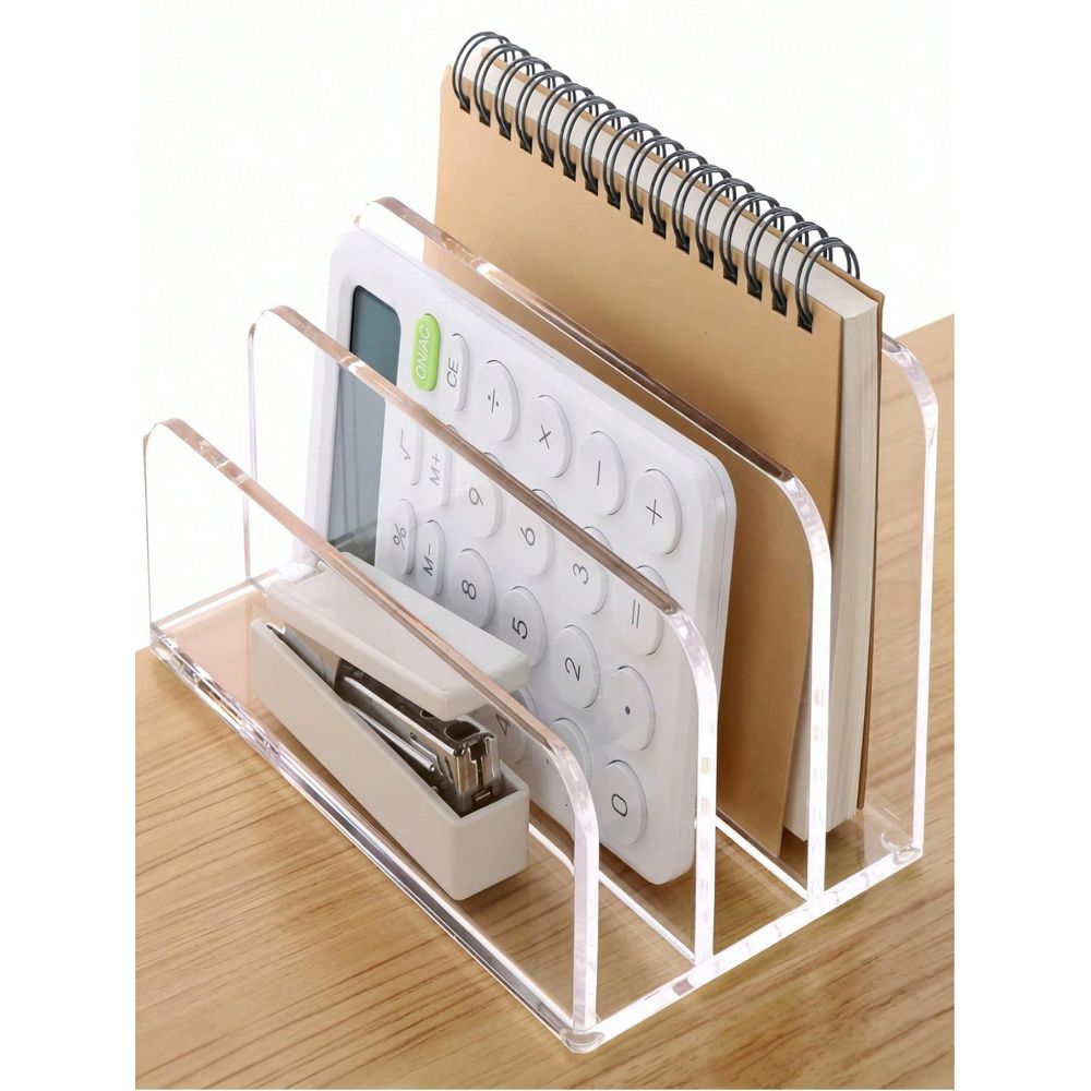 Acrylic File Folder, Desk File - Magazine Holder Rack reseña y precio