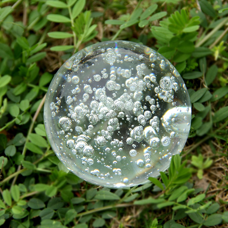 40/60/80MM Clear Bubble Crysta - Paper Weight Crystal reseña y precio