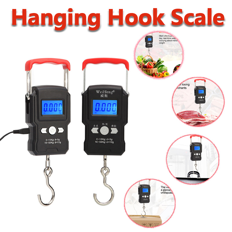 Portable Hanging Hook Scale 50 - Tape Dispenser Weighted reseña y precio
